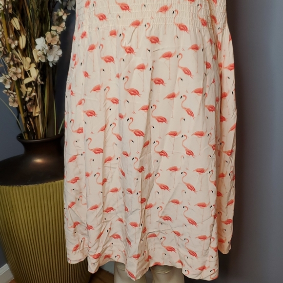 Kate Spade Flamingo Dress with pockets Size 2 - Picture 4 of 16